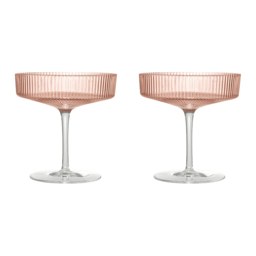 Ripple Champagne Saucer - Set of 2