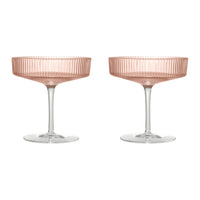 Ripple Champagne Saucer - Set of 2