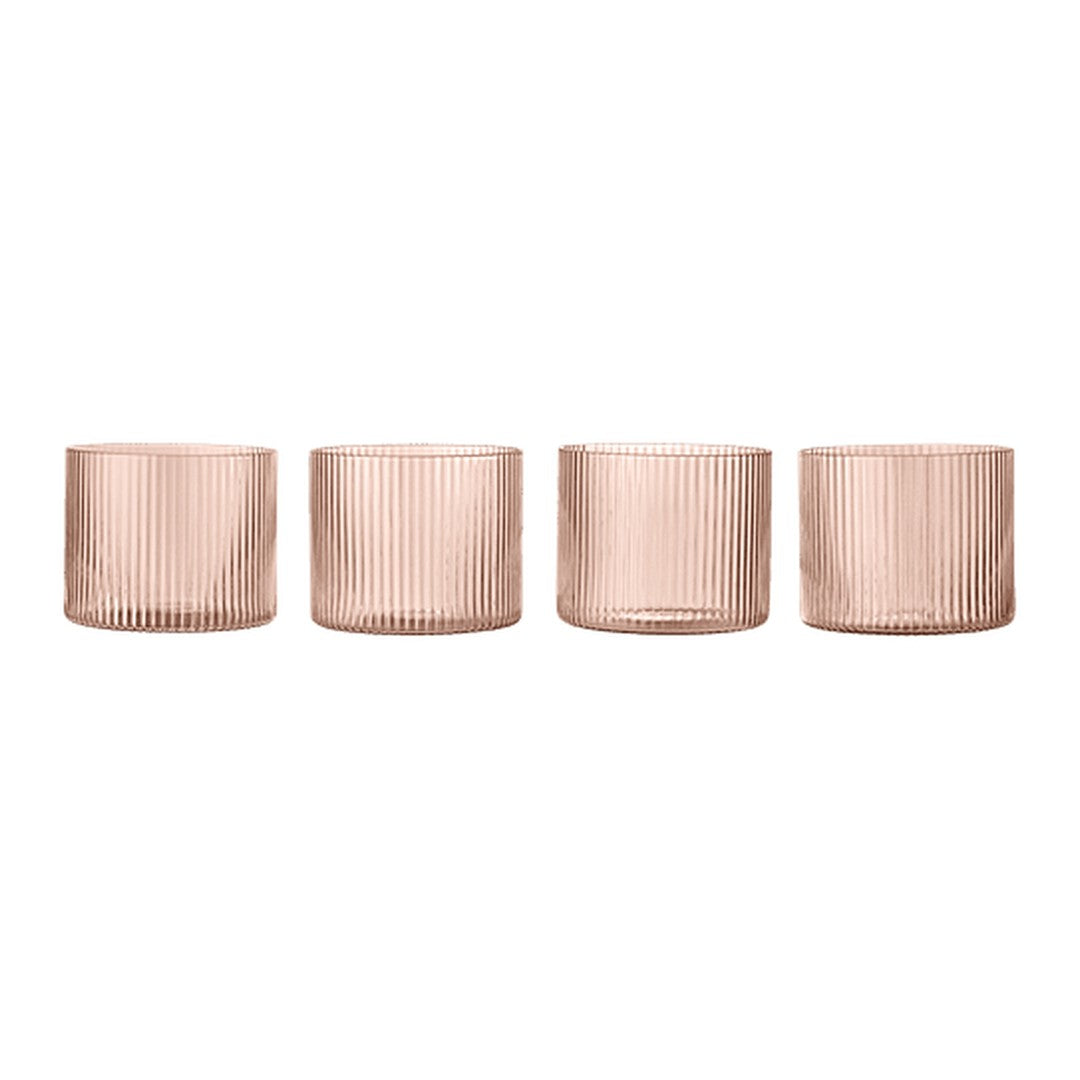 Ripple Low Glass - Set of 4