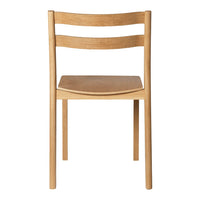 Light natural wood chair with smooth, minimalist design and subtle grain patterns. Perfect for modern decor.