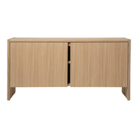 Light oak wood console with a clean, minimalist design and smooth, natural grain pattern. Perfect for modern interiors.