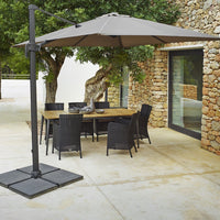 Hyde Luxe Hanging Parasol w/ Base
