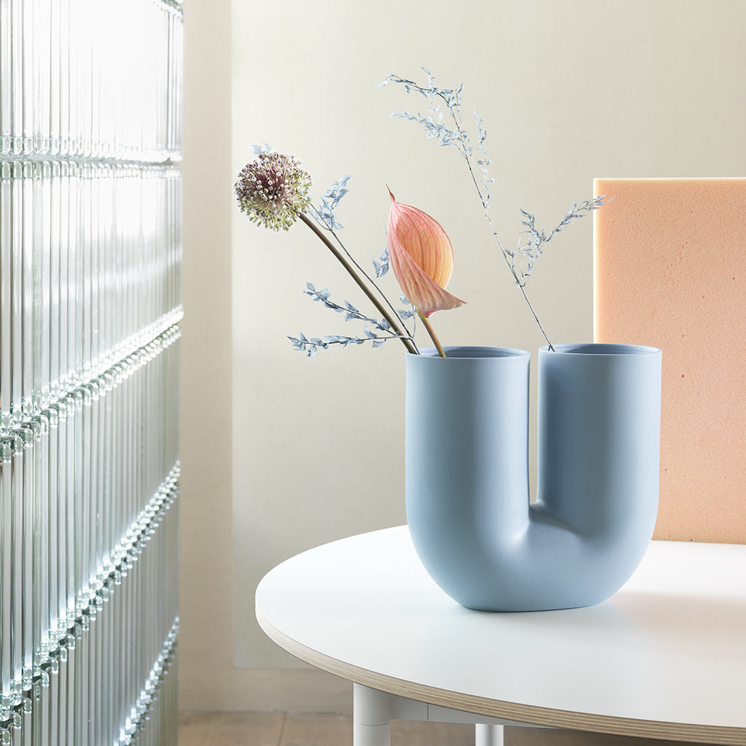 Kink Vase, Light Blue, Standard at Design Within Reach