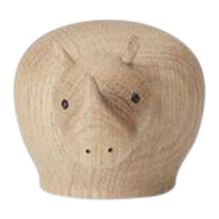 Natural wood grain pattern with a light beige color, featuring a cute animal design.