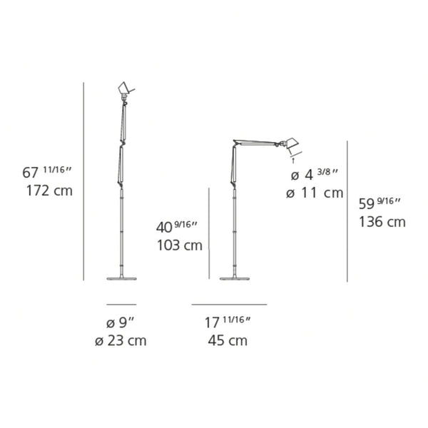 Adjustable metal lamp in sleek silver with minimalist design and smooth, versatile patterns for modern decor.