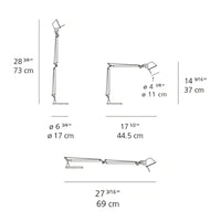 "Stylish adjustable lamp design in sleek silver with a minimalist pattern, showcasing elegant lines and proportions."
