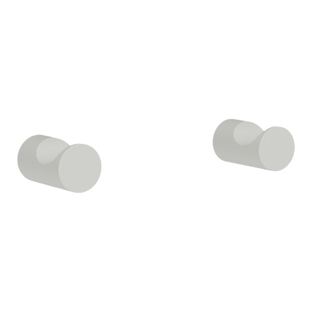 Minimalist design in soft gray, featuring smooth cylindrical shapes with a matte finish. Perfect for modern decor.