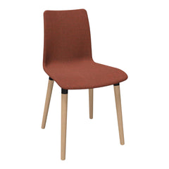 MOOD Side Chair - Fully Upholstered - Wood Legs