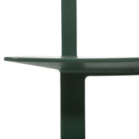 Dark green shelf with a sleek, minimal design and textured surfaces. Ideal for modern home decor.