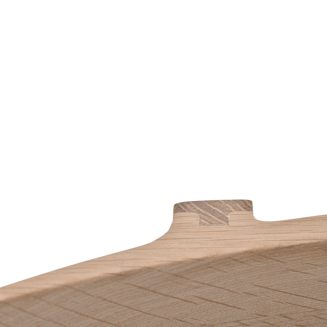Light oak wooden surface with subtle grooves and a natural finish, highlighting earthy tones and organic textures.