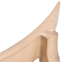 Natural light wood grain with smooth contours, showcasing a subtle, elegant finish without any patterns.