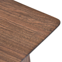 Natural walnut wood grain with rich brown tones and smooth, rounded edges. Perfect for modern or rustic decor.