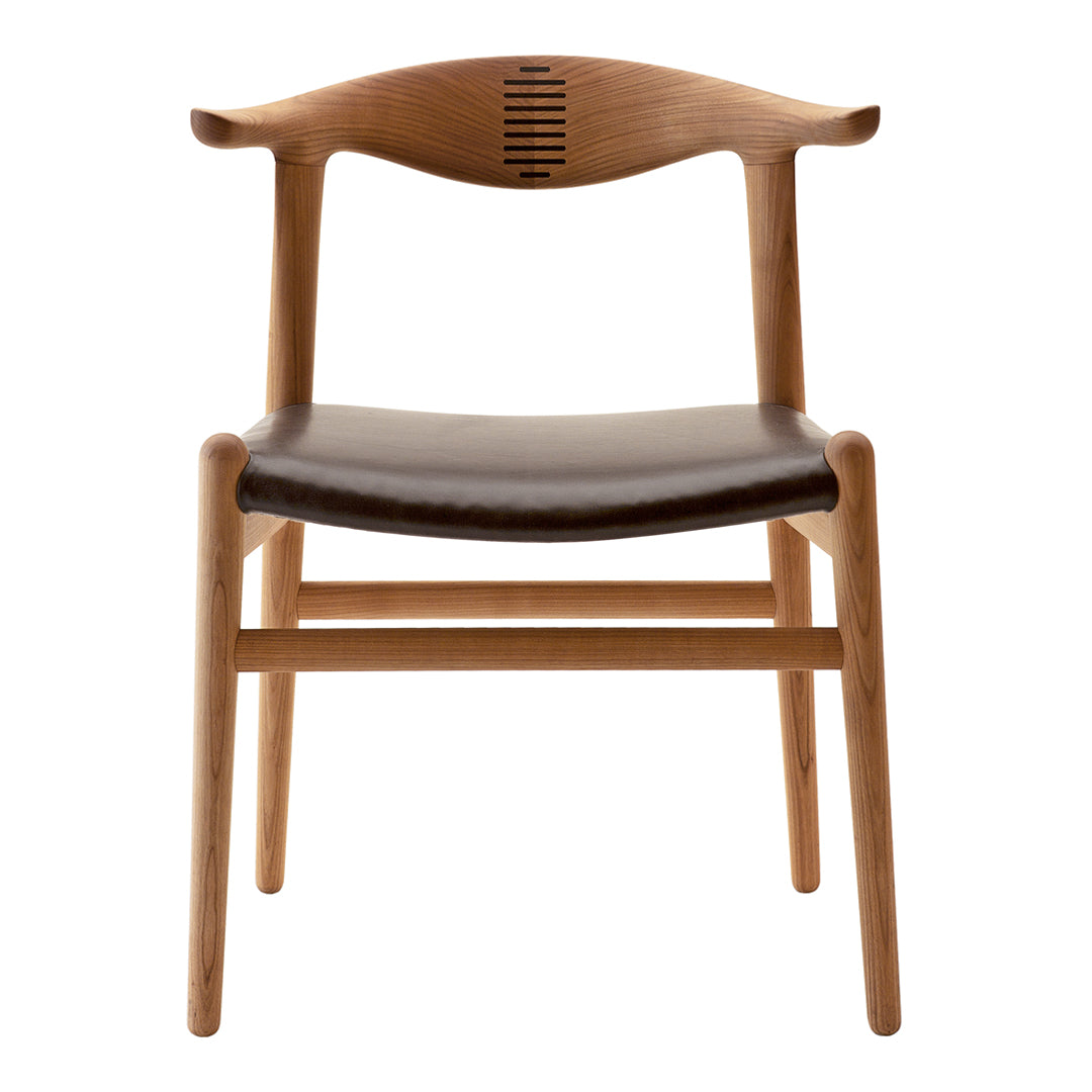 Wegner PP505 Cow Horn Chair - Upholstered – Danish Design Store