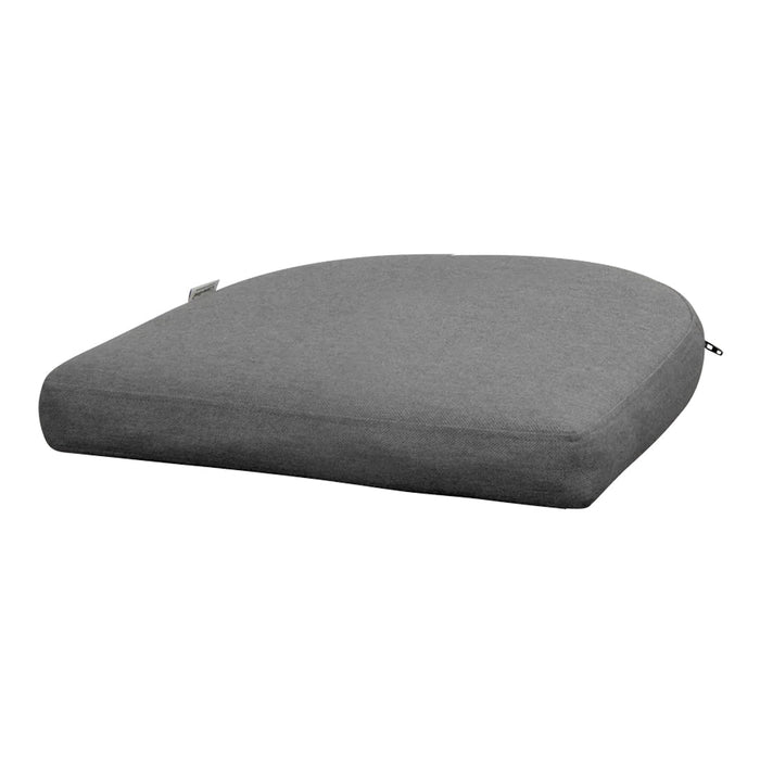 Gray cushion with a smooth, modern design and subtle texture, ideal for contemporary home decor.
