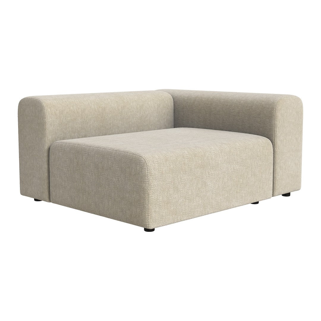 Beige modern sofa with a minimalistic design and soft texture. Perfect for contemporary living spaces.