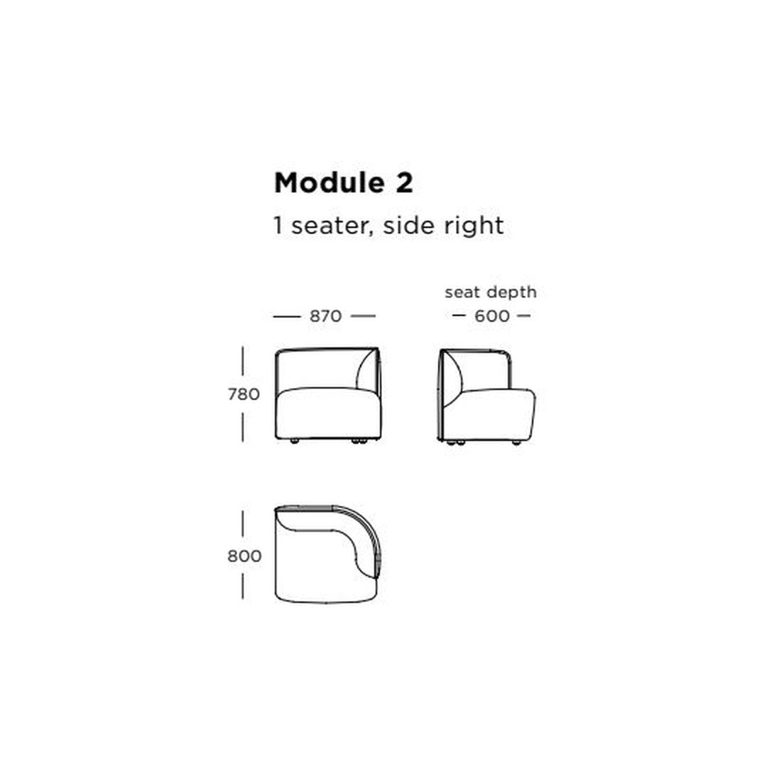 Stylish one-seater module in minimalist design, featuring smooth lines and neutral color palette. Perfect for modern spaces.
