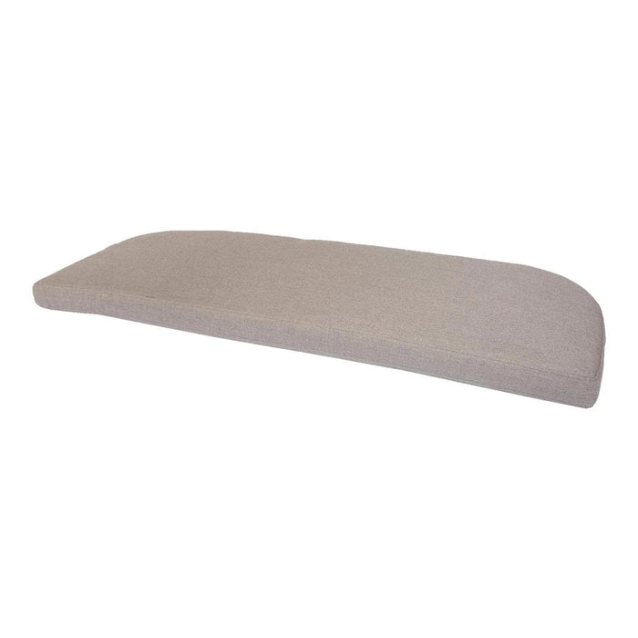 Light gray cushion with a smooth, rounded shape and subtle texture, perfect for adding comfort and style.