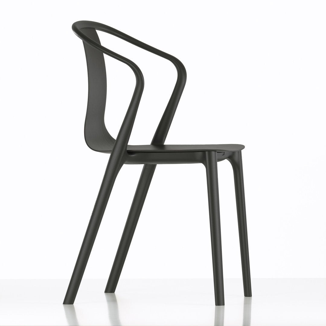 Belleville Armchair - Wood - Dark Oak w/ Protective Varnish / Glides for  Carpet