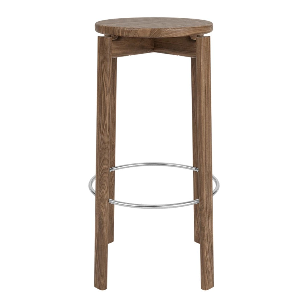Brown wood oval table with a textured surface and smooth, modern design. Ideal for contemporary interiors.